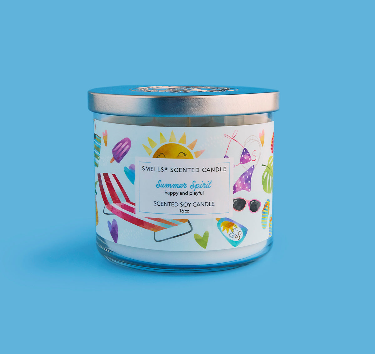 Main Summer Spirit 3-Wick Scented Candle, 16 oz image